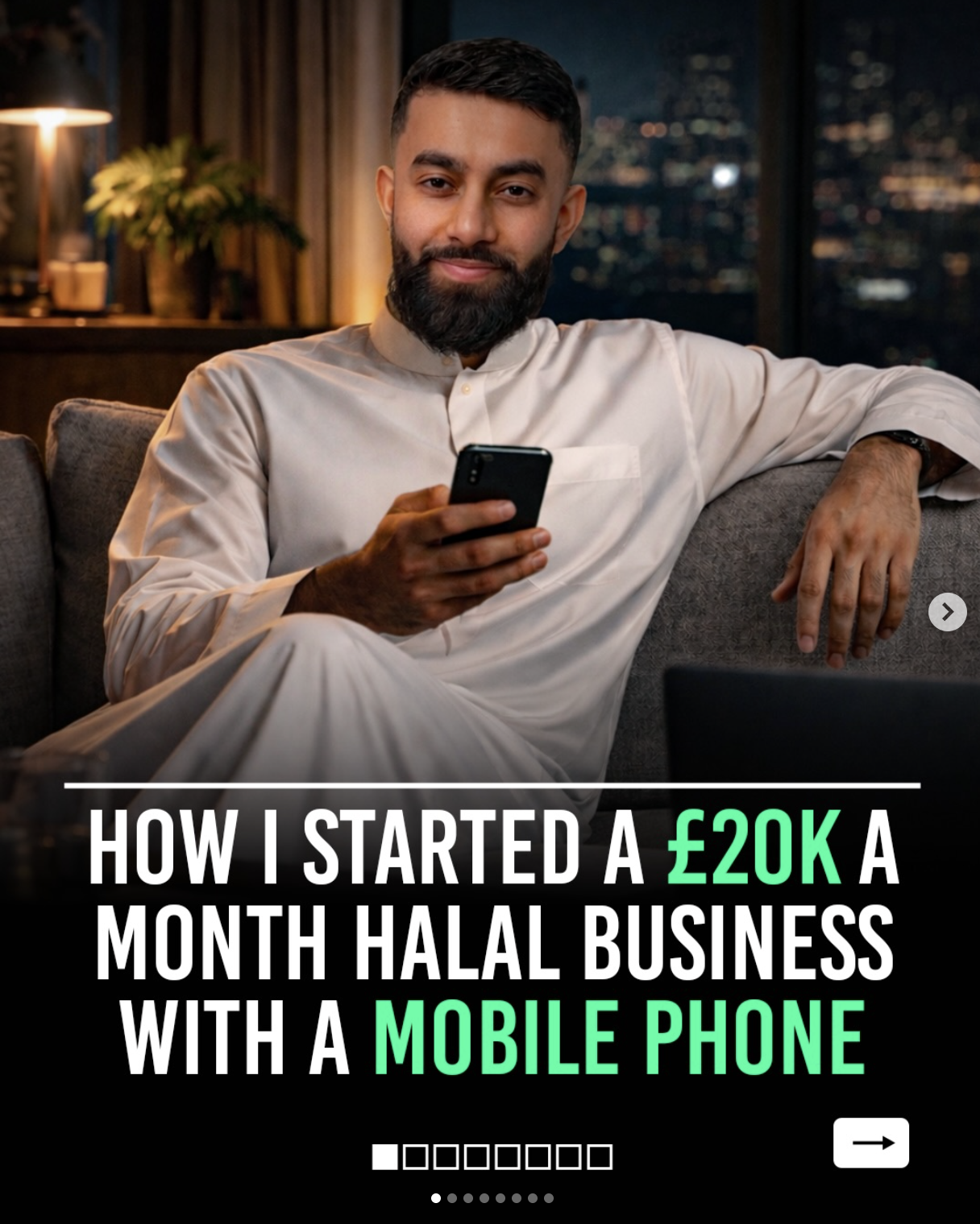 Carousel: How I started a £20k a month halal business with a mobile phone
